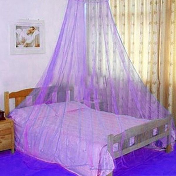 

mosquito net elegant lace insect bed canopy netting curtain round dome bedding14