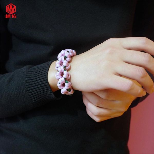 

adjustable paracord braided bracelet ring used for camping hiking outdoor products christmas gifts girlfriend gadgets