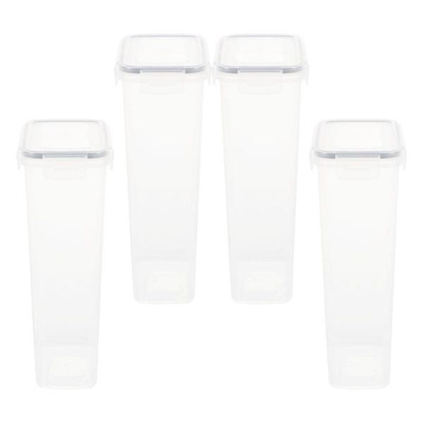 

storage bottles & jars 4pcs grain canisters airtight tanks food box