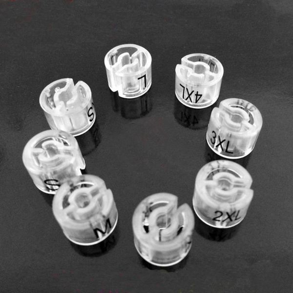 

tag gun 200-800pcs transparenthanger sizer garment markers "xxs-4xl" plastic clothing size marker tags