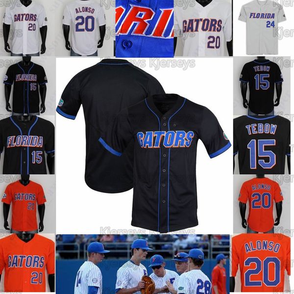 

florida gators baseball jersey pete alonso tim tebow butler nathan hickey colby halter jacob young kris armstrong josh rivera wyatt langford, Blue;black