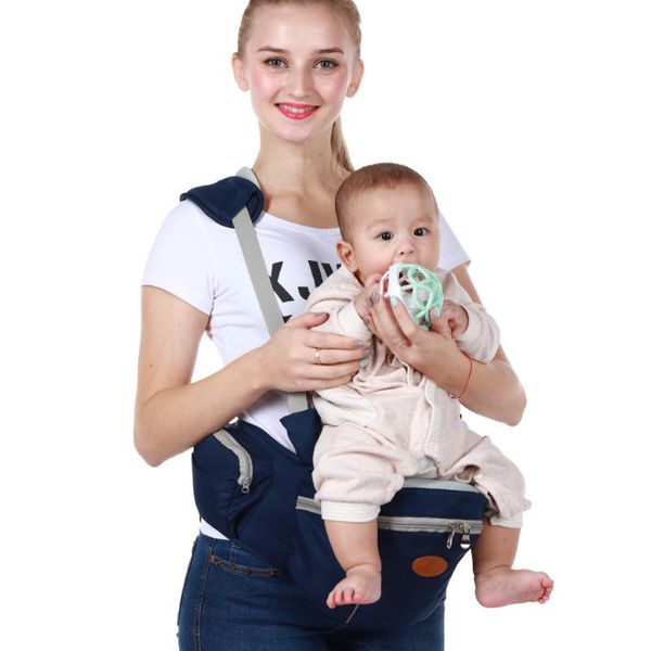 

carriers, slings & backpacks multifunctional baby waist stool infants toddlers kids carrier anti-fall safety labor-saving shoulder strap bre