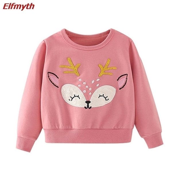 

girls sweatshirts moletom spring autumn kids girl clothes sudaderas roupa infantil menina fall sweatshirt vetement fille 211110, Black