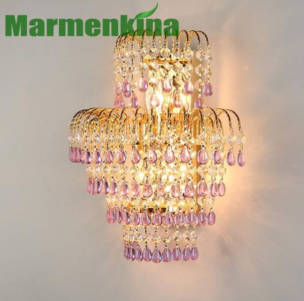 

wall lamp indoor lighting crystal minimalist living room bedroom bedside led lamp,e14*3.