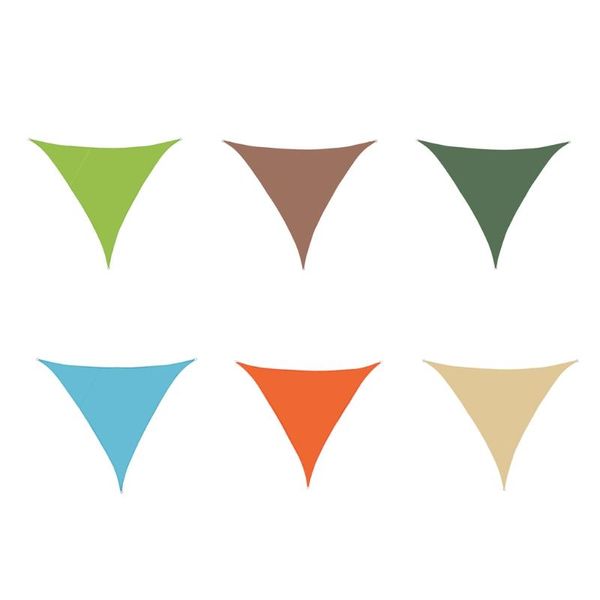 

shade t21d equilateral triangle outdoor anti-uv sun sail waterproof garden yard awning weather resistant durable backyard