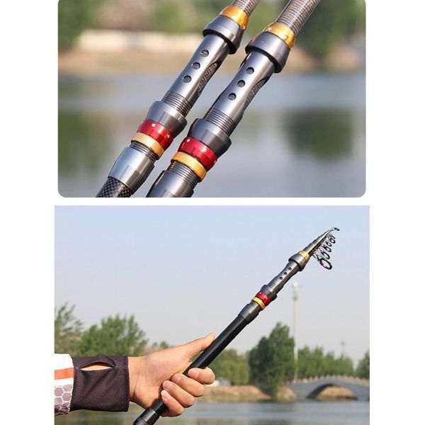 

carbon fiber fishing rod portable boat travel pole sea rock o2t5 rods