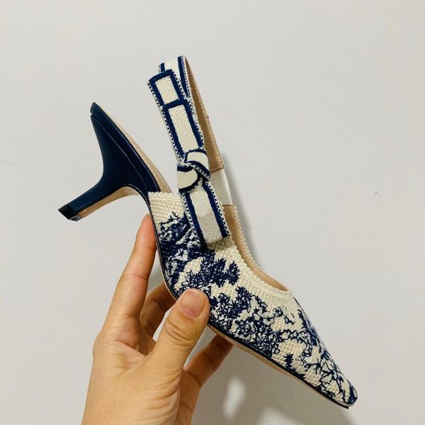 

letter bow knot high heel women runway pointed toe low heel shoes woman gladiaor sandals lady brand design mesh flat shoes, Black