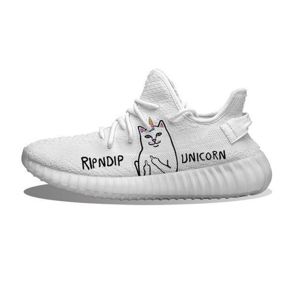

diy custom middle finger cat unicorn running shoes mh printed mens womens trainers outdoor sports sneakers 5mv4