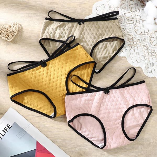 

women's panties women cross strap cotton g-string underwear lingerie thongs femme hollow out lady briefs, Black;pink