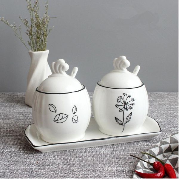 

storage bottles & jars kitchen ceramic container spice box pepper chili