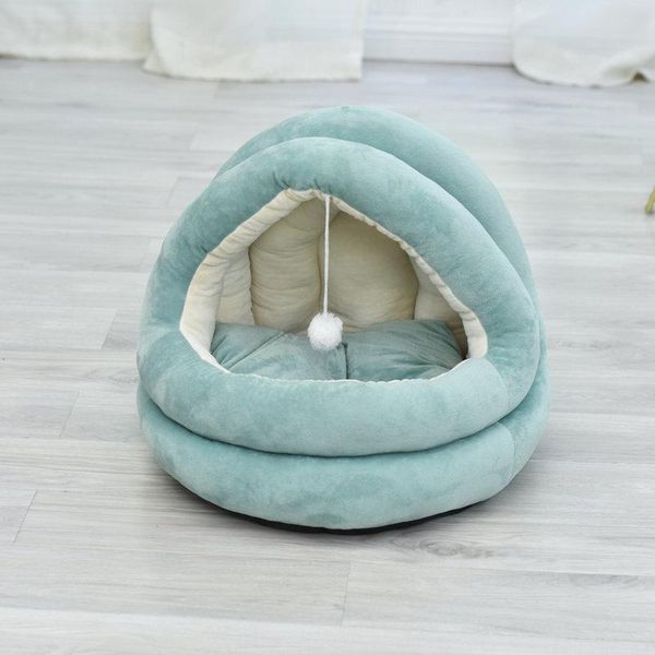 

kennels & pens self warming burrow cat bed, pet tent soft cave bed for dogs and small cats, super supplies, anti-slip bottom