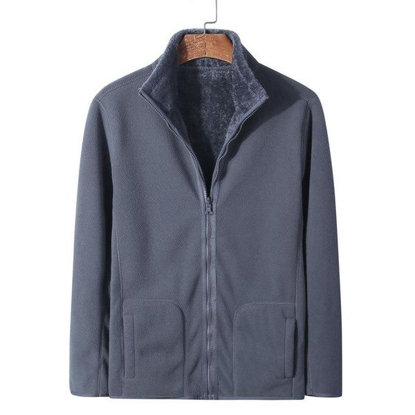 

men's jackets mrmt 2021brand double sided coral fleece jacket thickened sweater autumn and winter, Black;brown