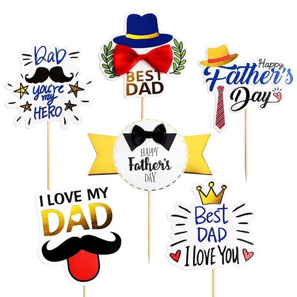 

other festive & party supplies ins father's day cake er happy birthday black acrylic dad ers for cakes gift dessert decoration