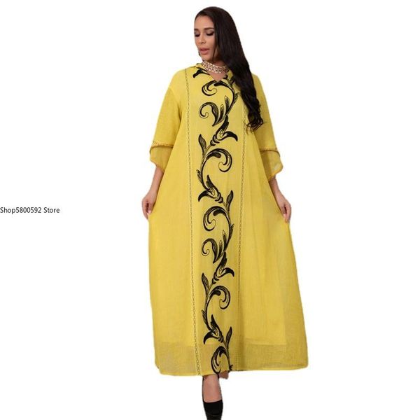 

ethnic clothing eid mubarak abayas for women muslim fashion hooded dress embroidery elegant gowns plus size african boubou caftan marocain, Red