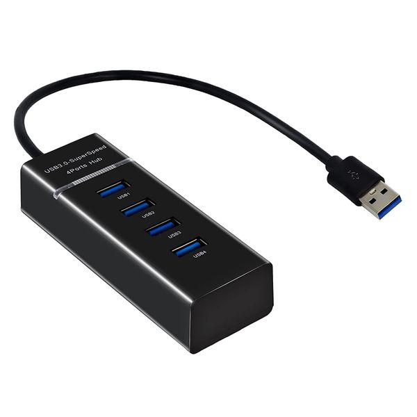 4 Portas USB 3.0 Hub Adaptador USB 3.0 Hub Splitter para Drive Driver USB Flash Driver do Laptobar Teclado Mouse Mesa Mesa Impressora Scanners