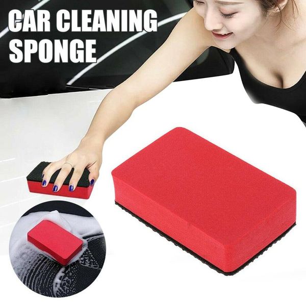 

2pcs car magic clay bar pad sponge block cleaning eraser wax polish tool wash