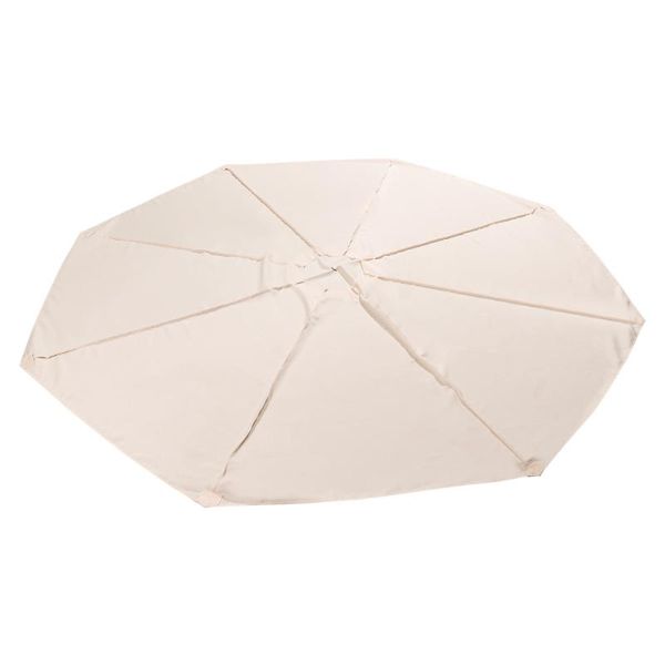

shade hemoton outdoor umbrella canopy uv resistant replacement for garden courtyard (beige)
