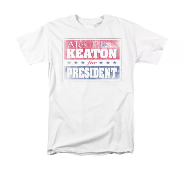 

family ties alex for president tv show t-shirt sizes s-3x new, White;black