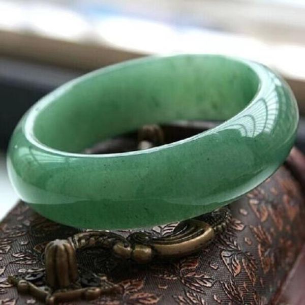 

bangle natural green jade bracelet elegant gift bangles stone for women jewelry, Black