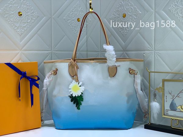 

fashionable new gradient women tote bag large volume shopping bag