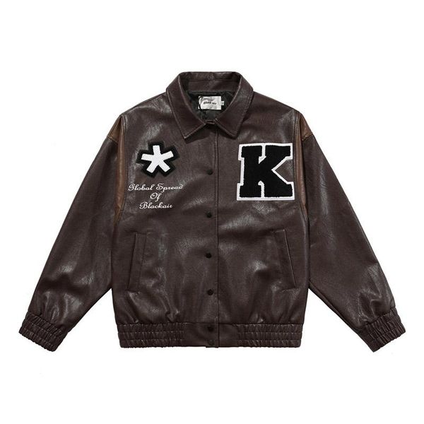 

men's jackets autumn fashion leather jacket and coats men hip hop pu vintage outwear streetwear clothing, Black;brown