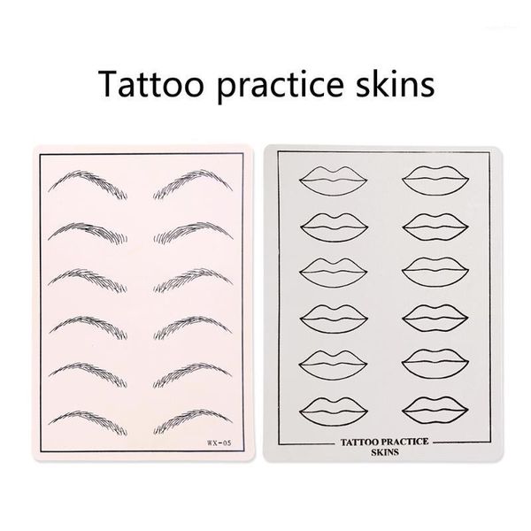 

microblading eyebrow practice skin permanent makeup training skin1