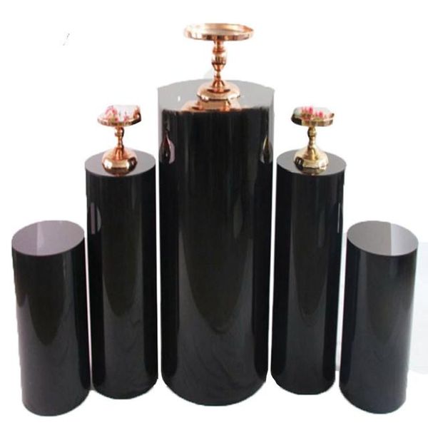 

party decoration custom wedding acrylic plinths dessert stage table cake flower stand pillars for yudao884