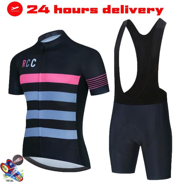 

racing sets rcc pro summer cycling jersey 2021 mountain bike clothing mtb bicycle maillot ropa ciclismo set for men, Black;blue