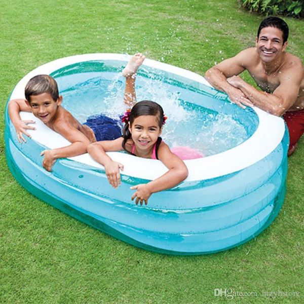 

pool & accessories baby inflatable oval swimming ocean summer soft ball playground children water party toy parent-child activities kids bea