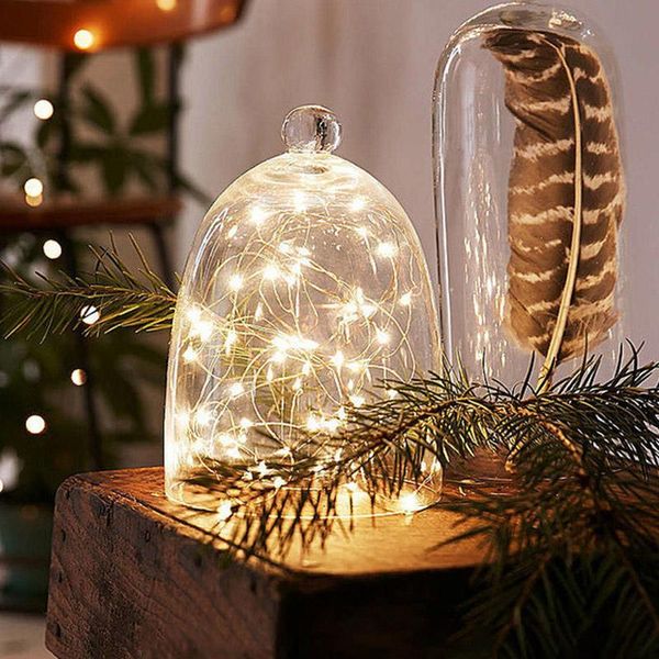 

strings led string fairy lights garland year's party wedding wall christmas decor for home room lamp garden decoration