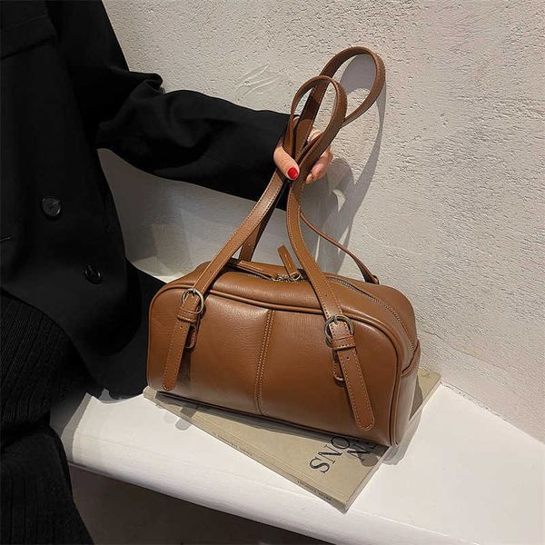 

texture bag women's 2021 fashion versatile ins handbag foreign one shoulder armpit