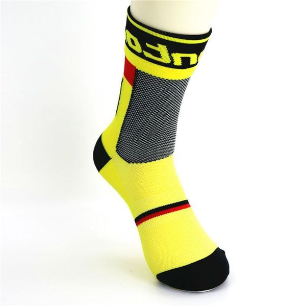 

sports socks men outdoor sport cycling breathable basketball, Black