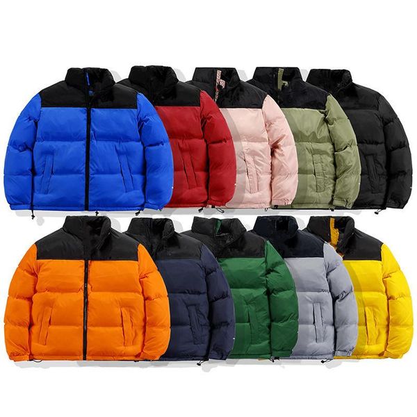 

famous men's designer down jacket parka coat stand-up collar fashion warm all-match style autumn and winter multiple colors s-xxl size, Black