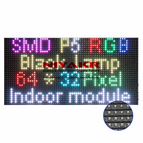 

display p5 64x32 full color led module indoor smd 5mm matrix 320x160