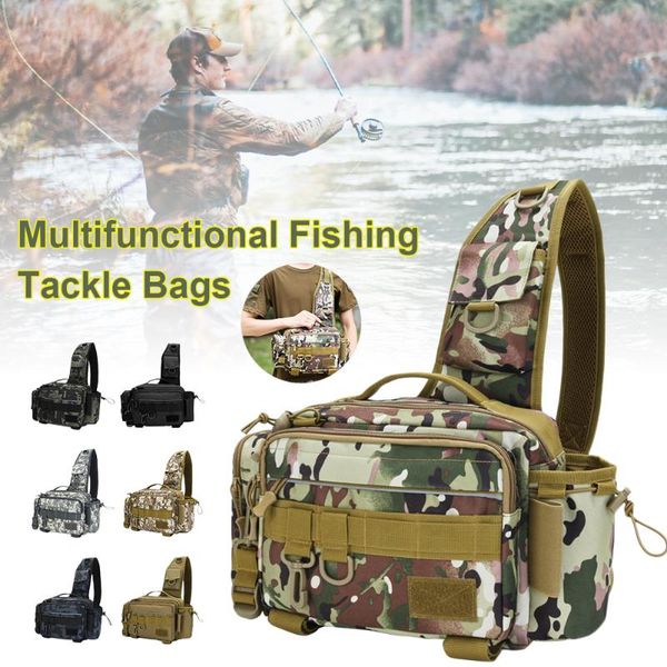

fishing accessories tackle bag portable storage multifunction waist with detachable waistband for hiking