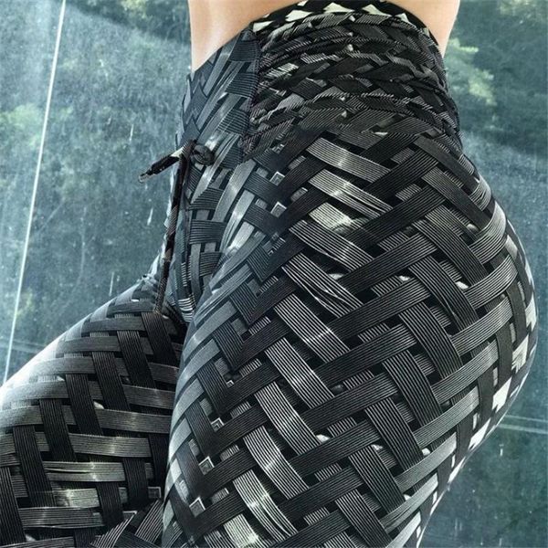 

push style cross border leggings sport tires show print slim yoga pants fitness outfits, White;red