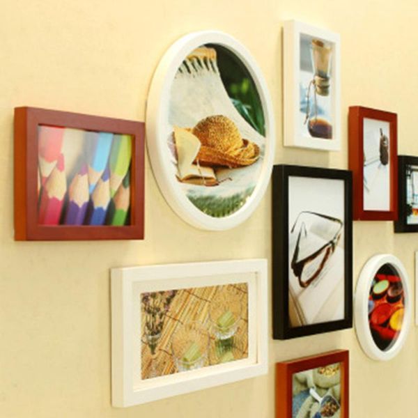 

frames and mouldings 10 simple round po wood frame creative wall home decorative picture year gift