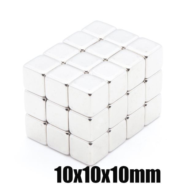 

10 10 * 10mm nd-fe-b strong steel magnet square high strength buck ball