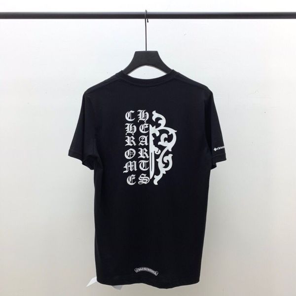 

crosin crosin bayonet fashion sword pocket letter brand short new sleeve t-shirt cotton versatile men's and women's, White;black