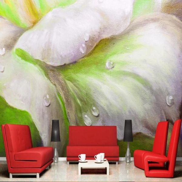 

wallpapers milofi custom large wallpaper mural 3d modern minimalist flower still life background