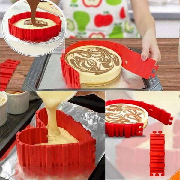 

cake tools 4 pcs/set bake diy silicone mold baking heart - shaped gift utensils