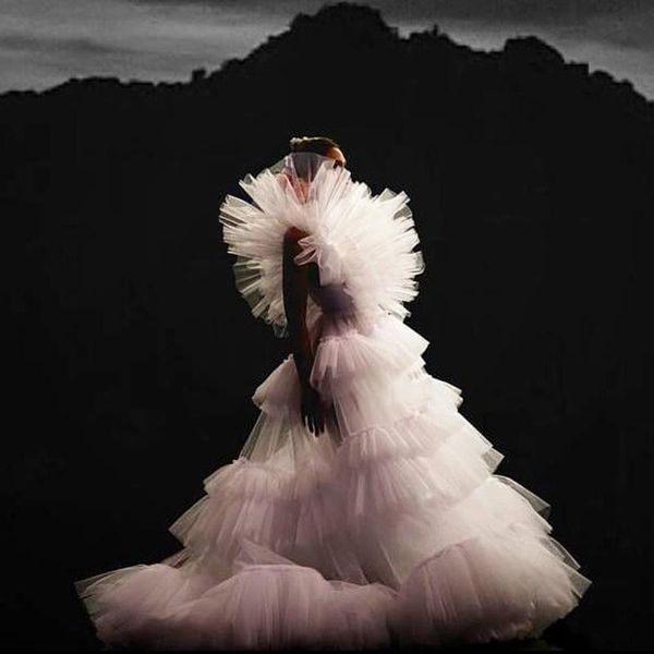 

wraps & jackets deep v neck tulle layered sleepwear dress for po shoot extra puffy ruffles bridal gowns custom made women party evening, White