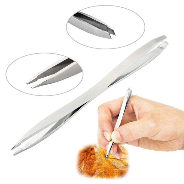 

dog apparel 2 in 1 pet flea treatment tick removal hand tool set multi-functional fork tweeers clip cat gadgets