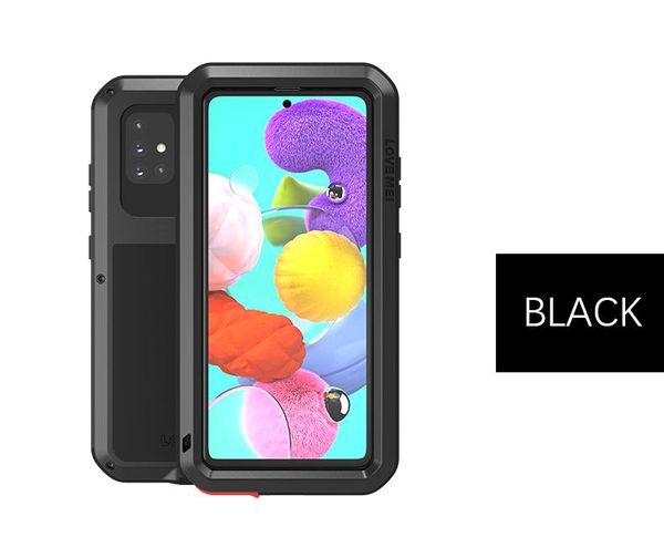 

original love mei waterproof shockproof metal aluminum case cover for samsung galaxy a51 rugged armor cases cell phone pouches