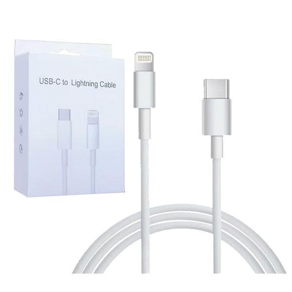 

20w pd usb type c cables for 12 11 pro xs max fast charging charger 1m type-c usbc data wire cord with package pack by yourself
