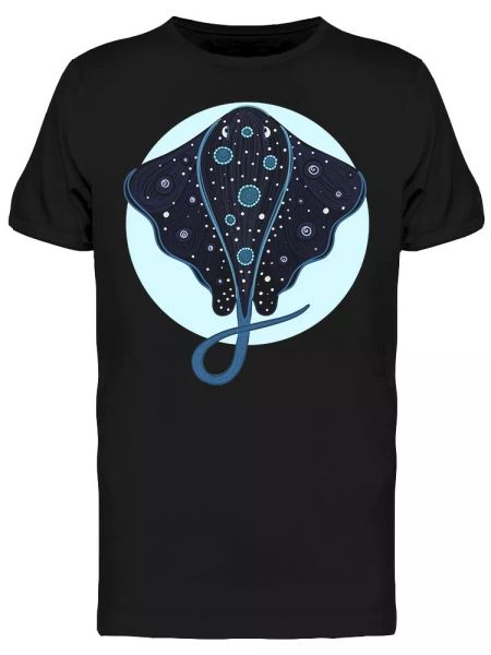 

spotted stingray tee men's -image by shutterstock, White;black