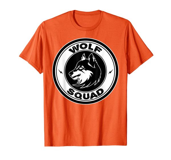 

Funny Gift - Wolf Squad T-Shirt, White;black