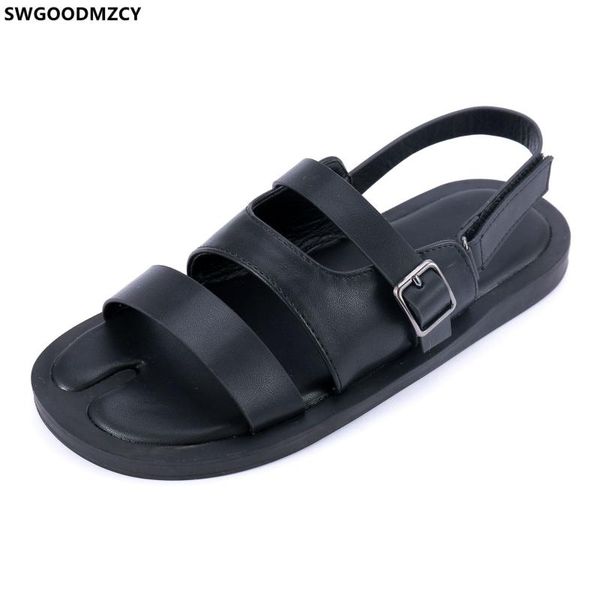 

sandals slippers women summer 2021 ladies shoes and harajuku slingback zapatos de mujer, Black