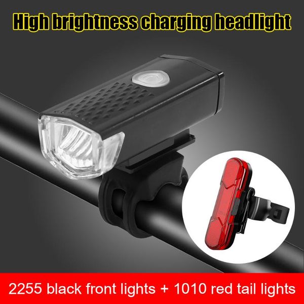 

bike lights 300lm front headlight waterproof xpe led rear taillight bicycle biking portable dustproof cycling parts