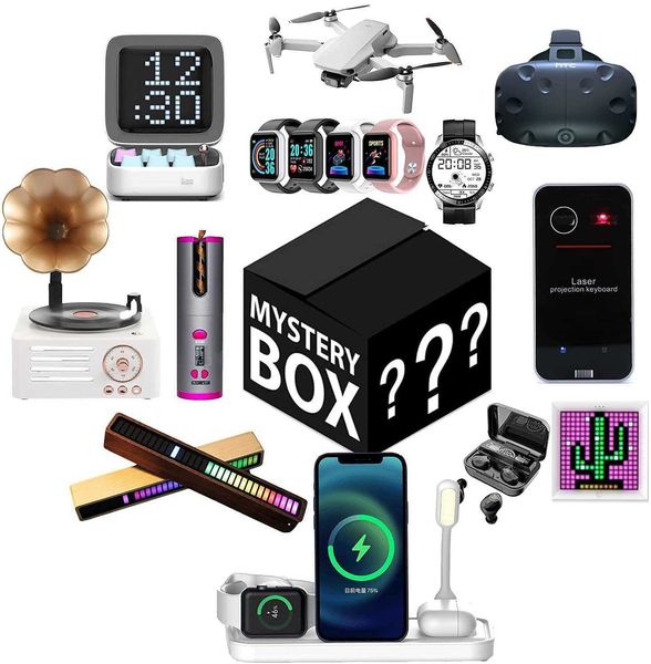 

mystery boxes, various electronic products, anything possible random stuff lucky box,make a great surprise gift for your family9